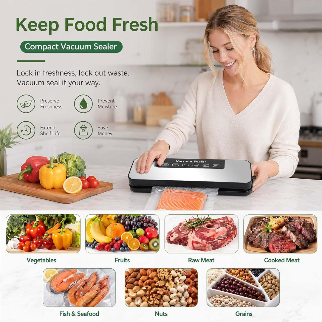Vakuumiergerät, Vacuum Sealer, Vakumierergerät für Lebensmittel, Vakuumierer für Lebensmittel, Vakuu