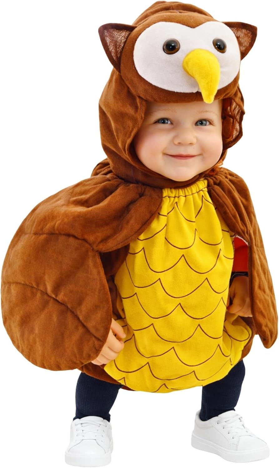 Eulen-Kostüm, F68 74-134, Baby Babies Klein-Kind Kinder-, Eule Uhu Vogel Wald-Tier Kostüm-e Fasching