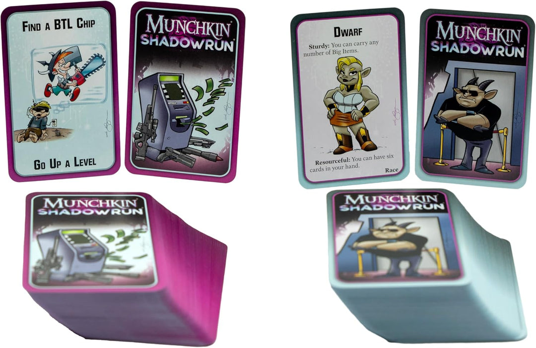 Steve Jackson Games | Munchkin Shadowrun | Card Game | English