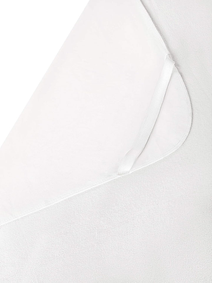 Flanela Matratzenschoner Matratzenschutzbezug (Weiss-01, 220 x 200 cm)