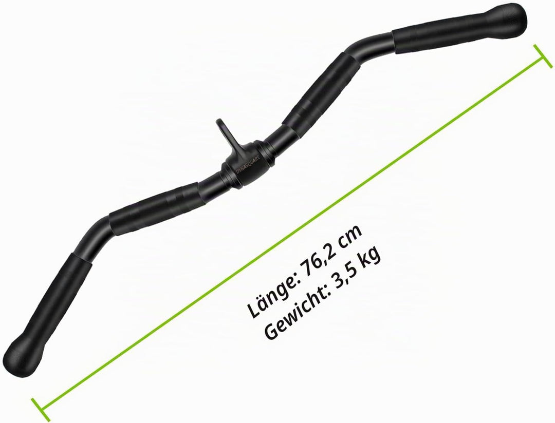 Lat-Pulldown-Aufsätze Combo, Kabelmaschinenzubehör mit Curl-Pulldown-Stange, passend für die meisten