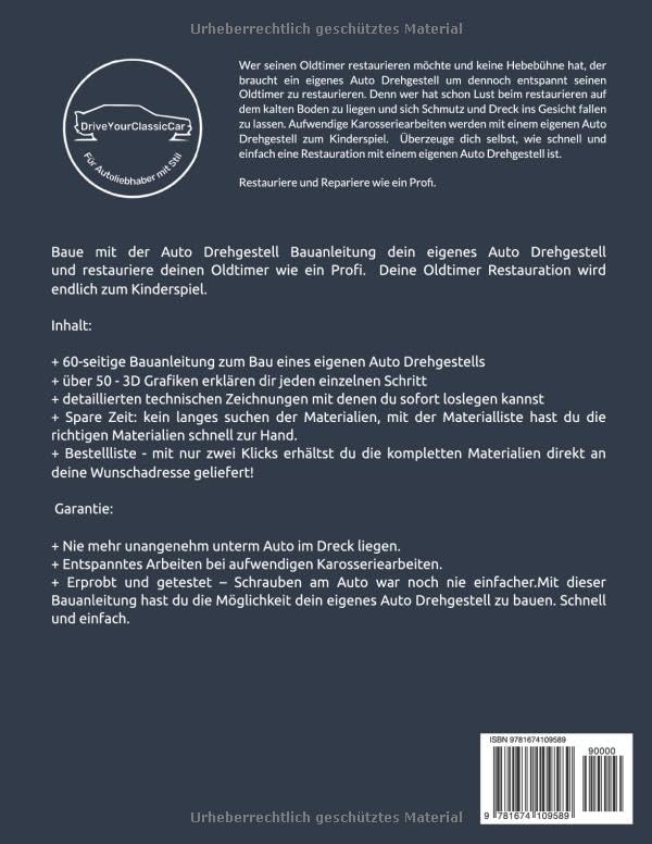 Auto Drehgestell Bauanleitung: Reparieren und Restaurieren wie die Profis, Taschenbuch