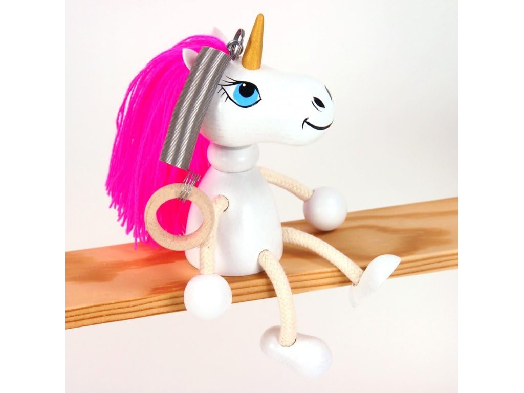 Schwingfigur Einhorn – Handgefertigte Dekoration aus Holz