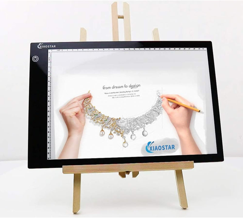 XIAOSTAR A4 beleuchtetes Tablet Kopiertafel mit LED A4, super dünn, für Zeichentafel mit USB-Kabel m