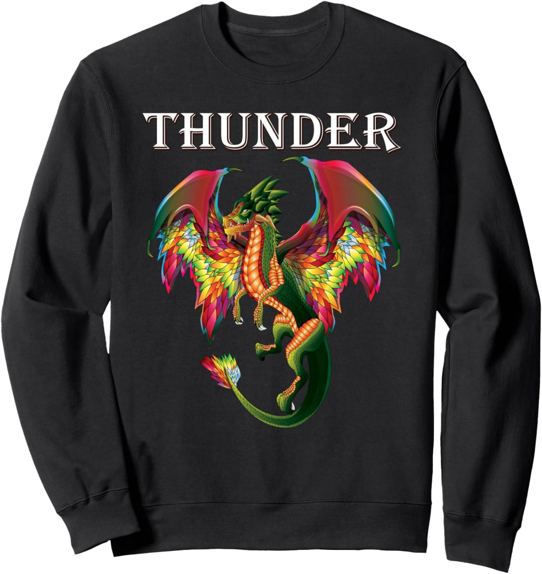 Imagine You Are A Thunder Dragon Breathing Fire With Wings Sweatshirt