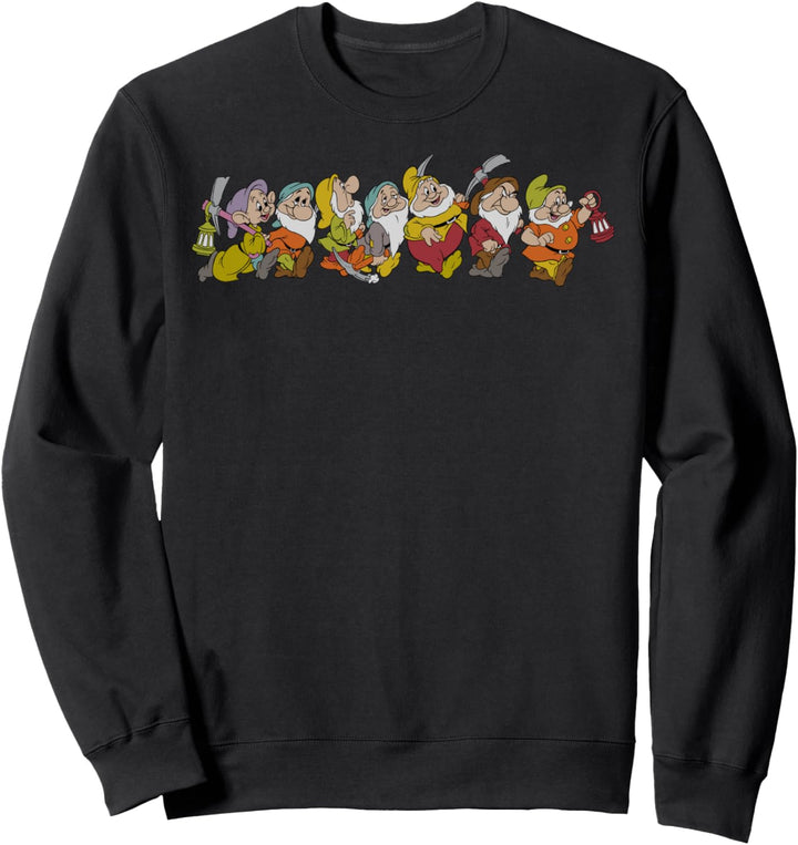 Disney Snow White And The Seven Dwarfs Marching In Line Sweatshirt