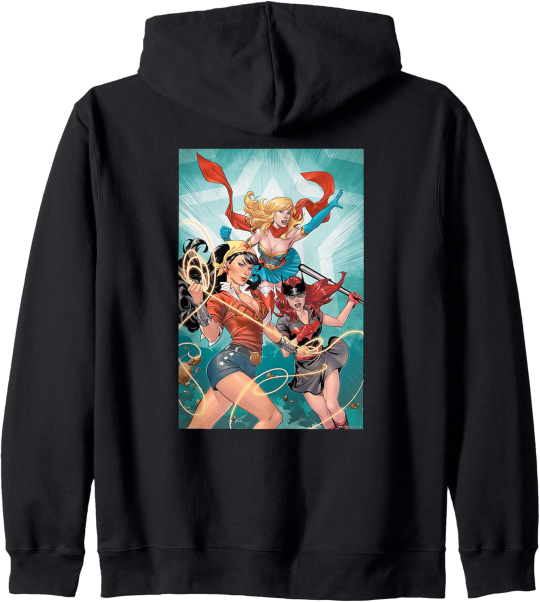 Wonder Woman Batgirl and Supergirl Kapuzenjacke