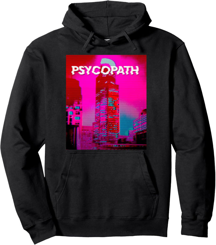 Ästhetischer Psychopath mit Glitch-Effekt. Vaporwave Dream Pullover Hoodie