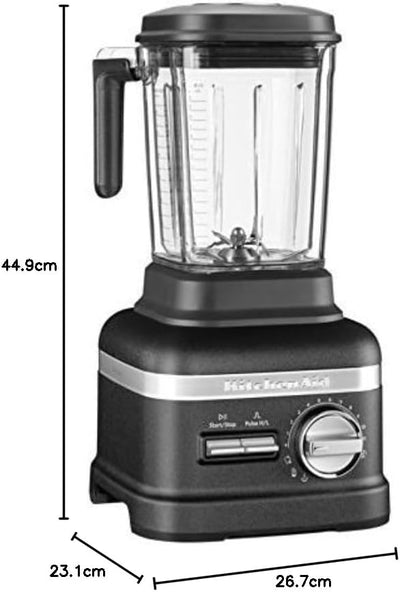 KitchenAid 5KSB8270EBK, Artisan Power Plus Blender/Standmixer, Gusseisen