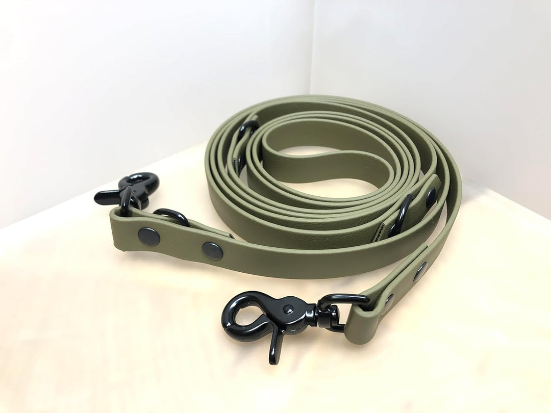 3-fach verstellbare Leine aus Biothane, handsfree leash, Hundeleine in verschiedenen längen (2 Meter