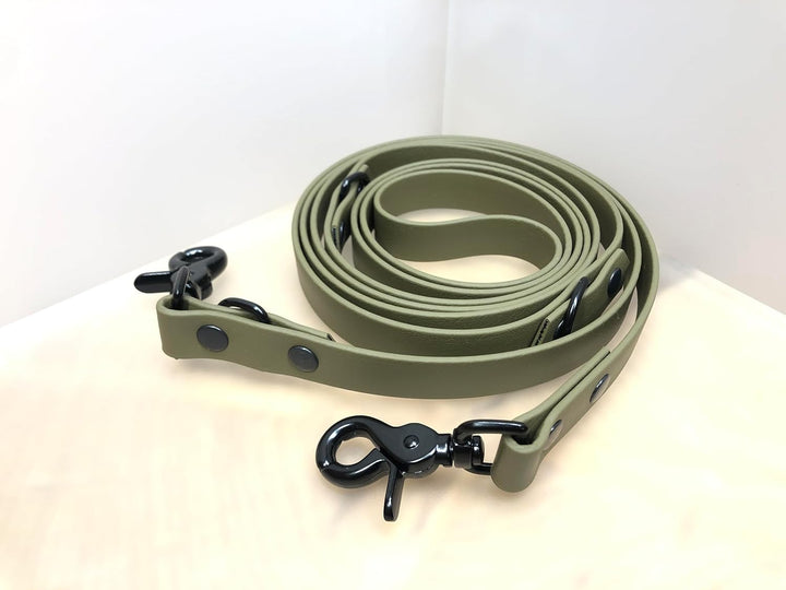 3-fach verstellbare Leine aus Biothane, handsfree leash, Hundeleine in verschiedenen längen (2 Meter