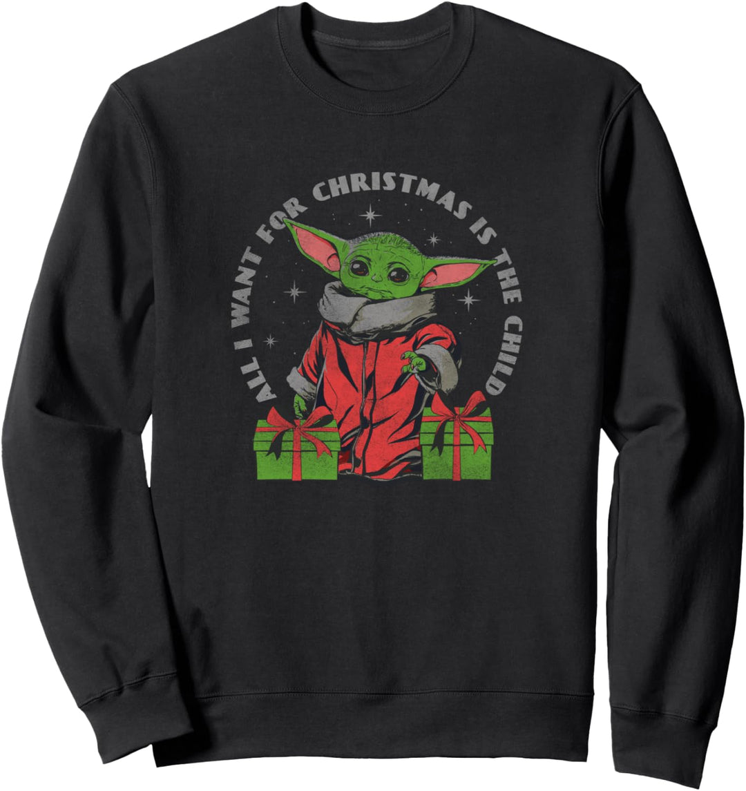 Star Wars: The Mandalorian The Child Is All I Want Christmas Sweatshirt