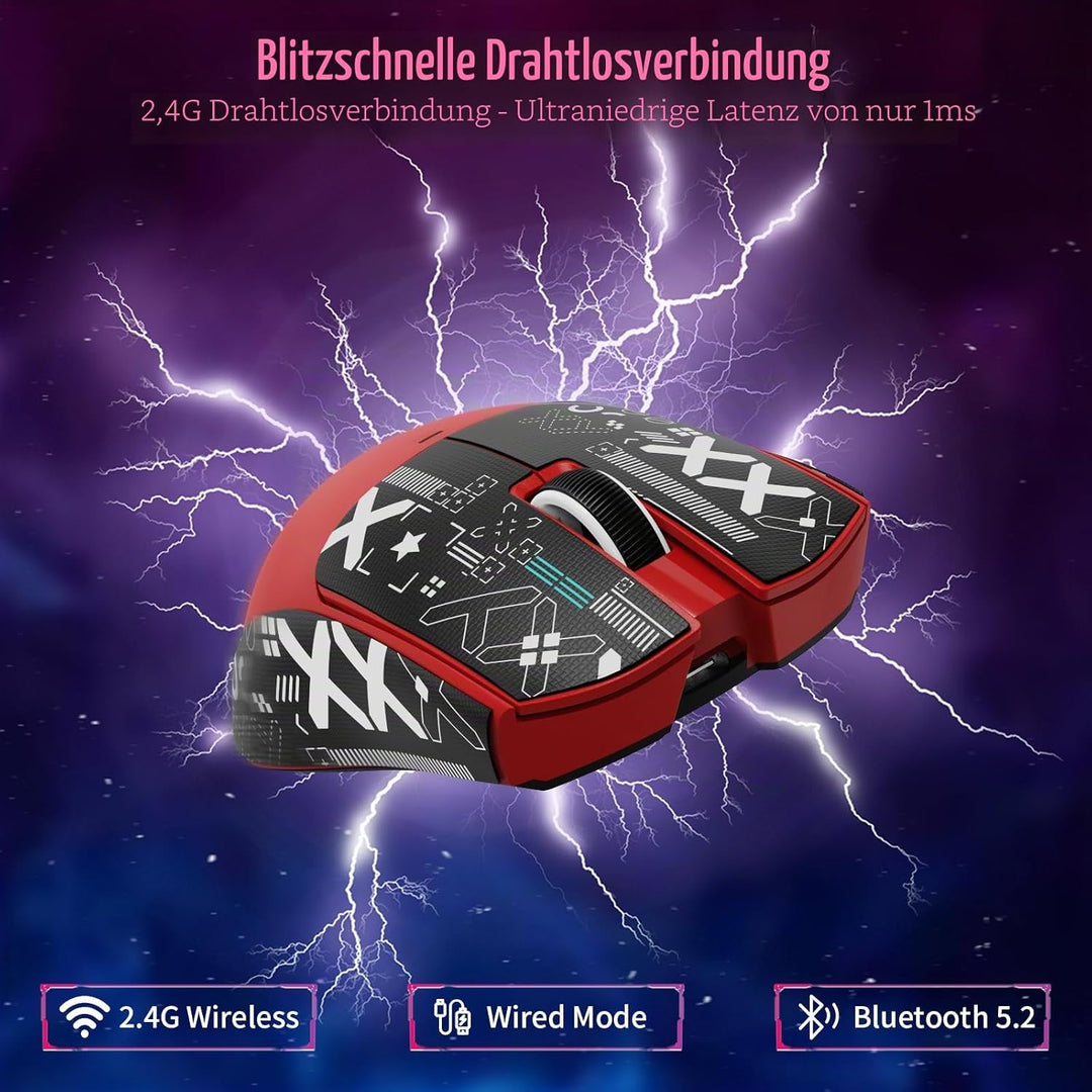 ATTACK SHARK X11 SE Kabellose Gaming-Maus, PixArt PAW3311 Gaming-Sensor, BT/2.4G Wireless/Kabelgebun