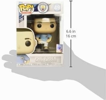Funko Pop! Football: Manchester City - Phil Foden - Manchester City FC - Vinyl-Sammelfigur - Geschen