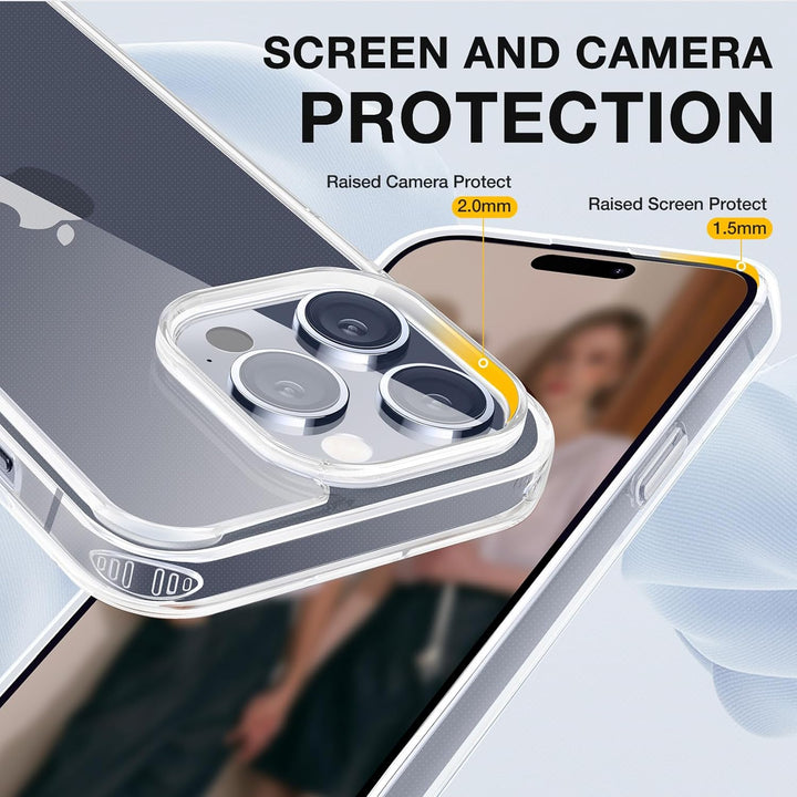 GOODVISH Handykette für iPhone 15 Pro Hülle mit Band | Kameraschutz und Bildschirmschutz | | Necklac