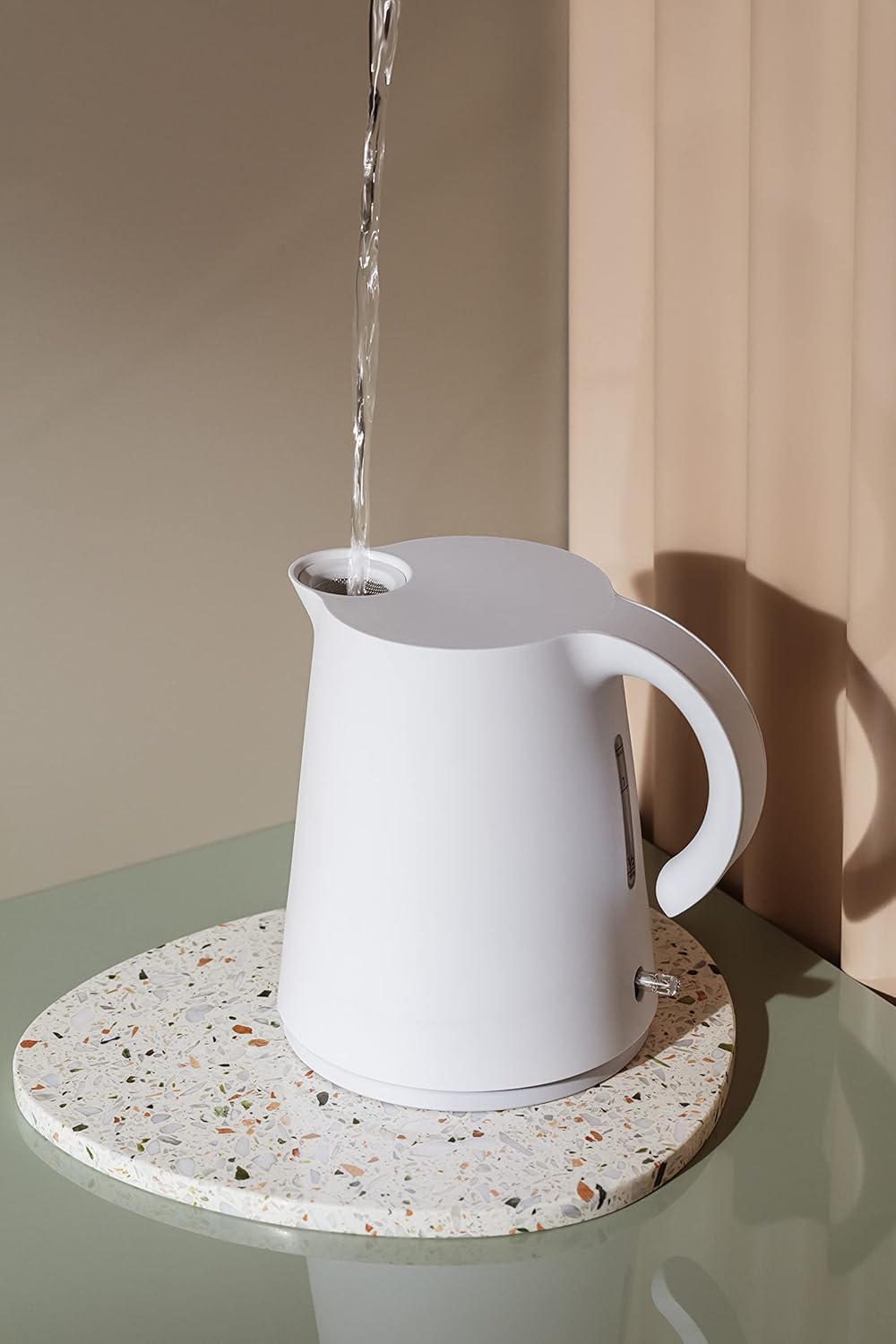 EVA SOLO | Rise wasserkocher 1,2l white | Direkt durch den Deckel befüllen | Weiss, Weiss