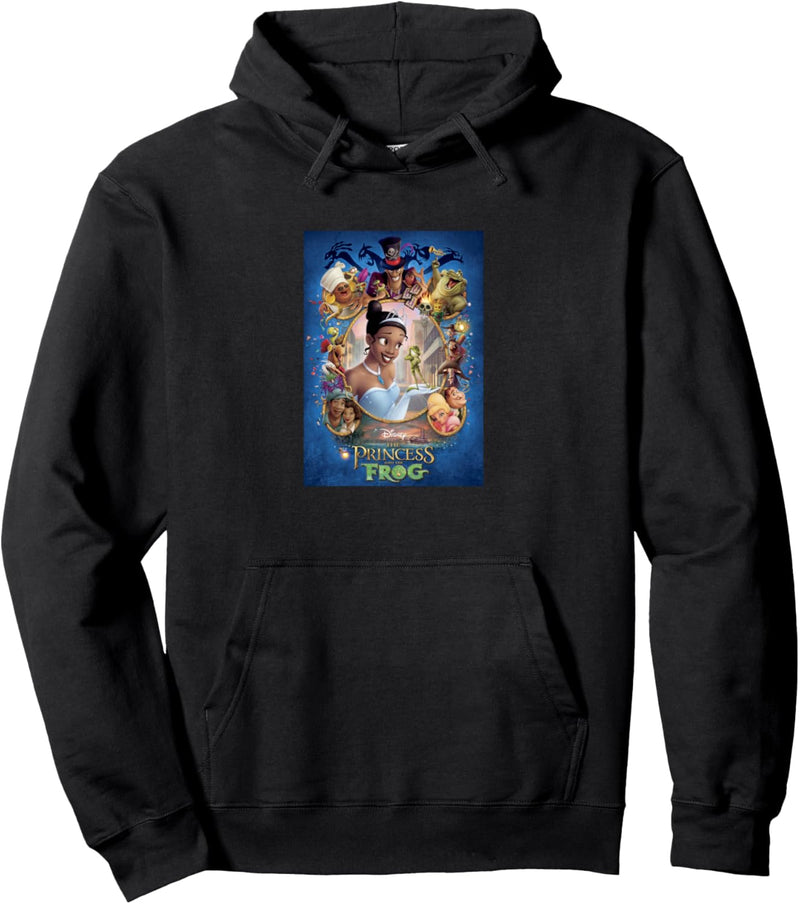 Disney The Princess And The Frog Classic Movie Poster Pullover Hoodie