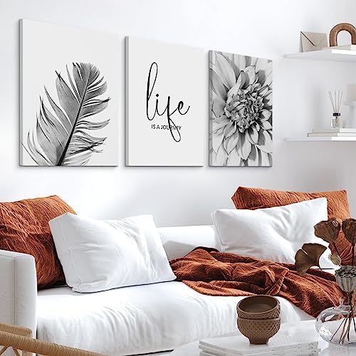 Muralo - Wandbilder Set - Leinwand Bilder Set Aufhängefertig - Bilder für Wohnzimmer Schlafzimmer -
