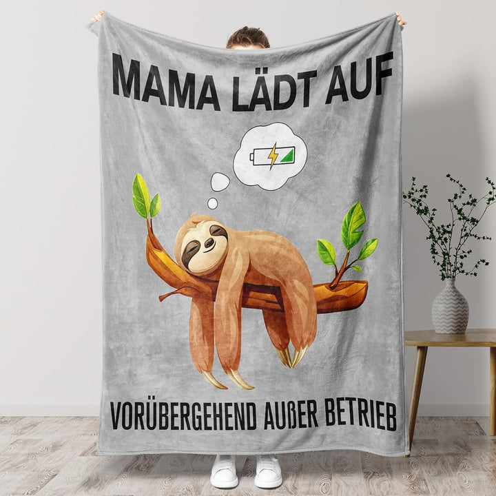 Geschenke für Mama Weihnachten, Kuscheldecke Bester Mama Geschenk zum Geburtstag Valentinstag Mutter