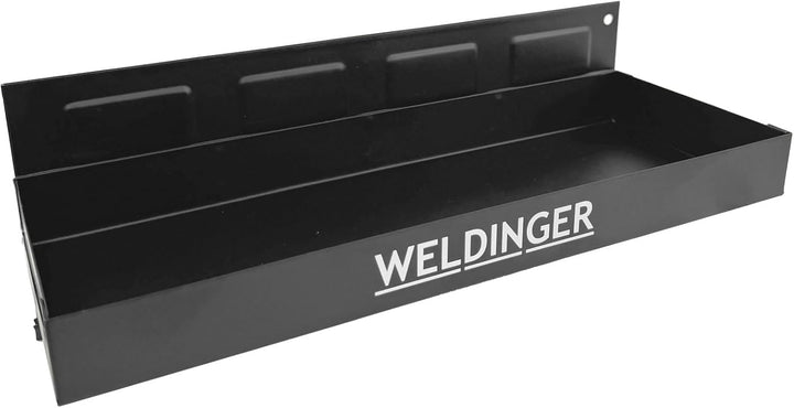 WELDINGER 4-TLG. Set Werkzeugablage magnetisch mit Papierhandtuchhalter 4er-Set Magnetablage, 4er-Se