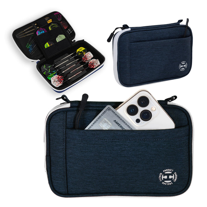 Harrows Smart Case Darttasche & Dart-Etui für 3 oder 6 Darts | Robustes Eva-Case mit Stoff-Finish |