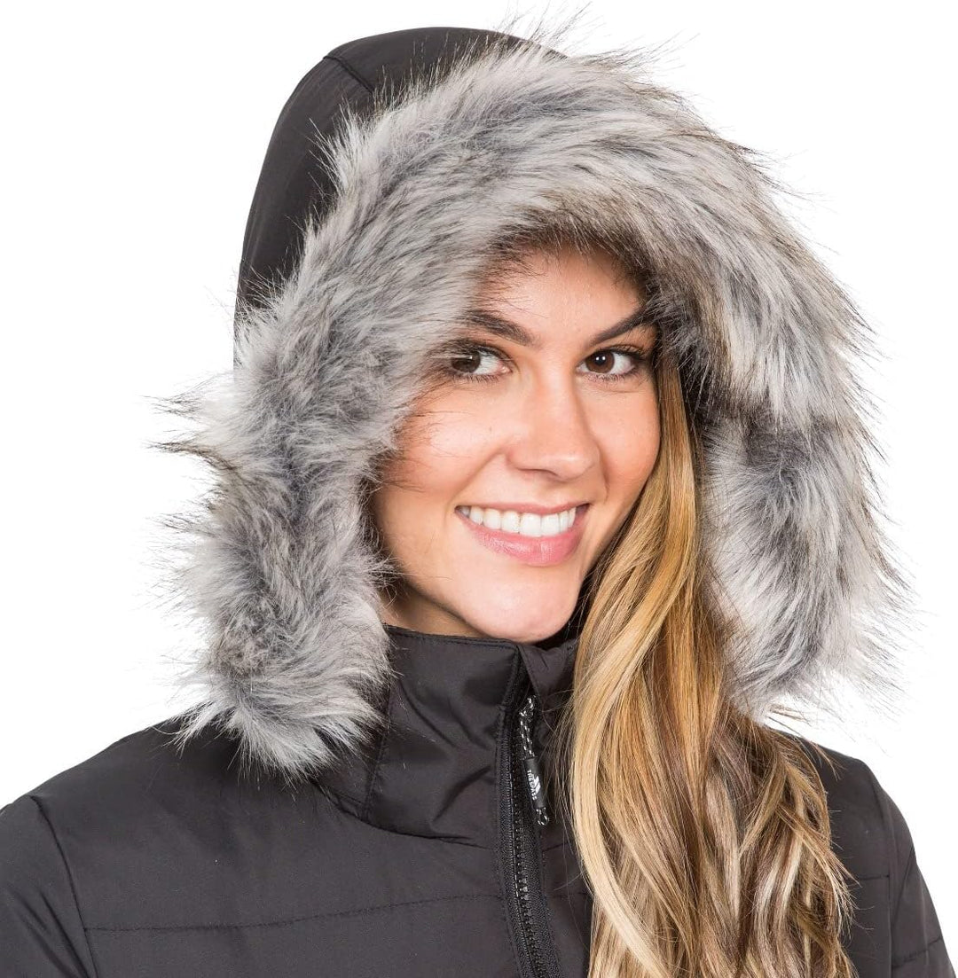 Trespass Damen Phyllis Daunenjacke, Schwarz