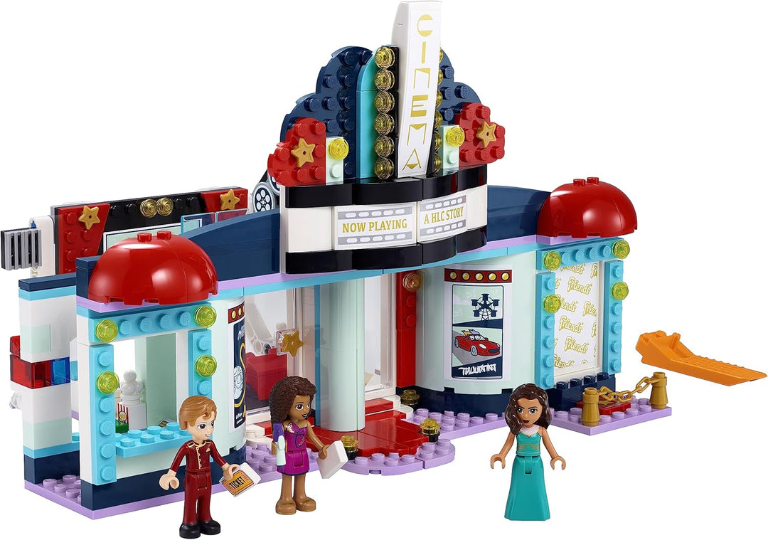 LEGO 41448 Friends Heartlake City Kino Set mit Mini Puppen und Smartphone-Halter, Konstruktionsspiel