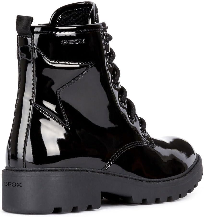 Geox Mädchen J Casey Girl Ankle Boot 28 EU Schwarz, 28 EU Schwarz