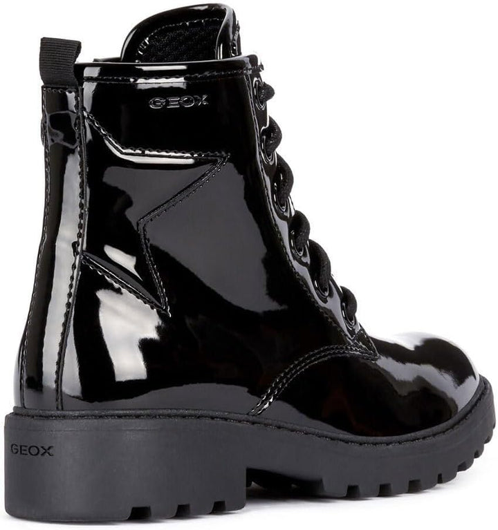 Geox Mädchen J Casey Girl Ankle Boot 28 EU Schwarz, 28 EU Schwarz