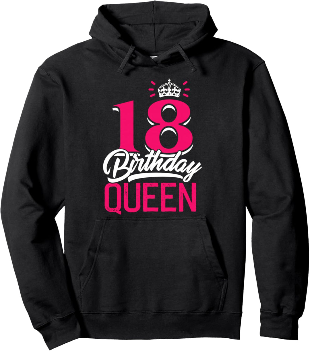 18. Geburtstag Geschenk Jahrgang 2005 Birthday Queen Krone Pullover Hoodie