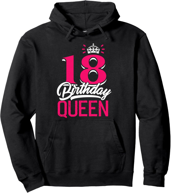 18. Geburtstag Geschenk Jahrgang 2005 Birthday Queen Krone Pullover Hoodie