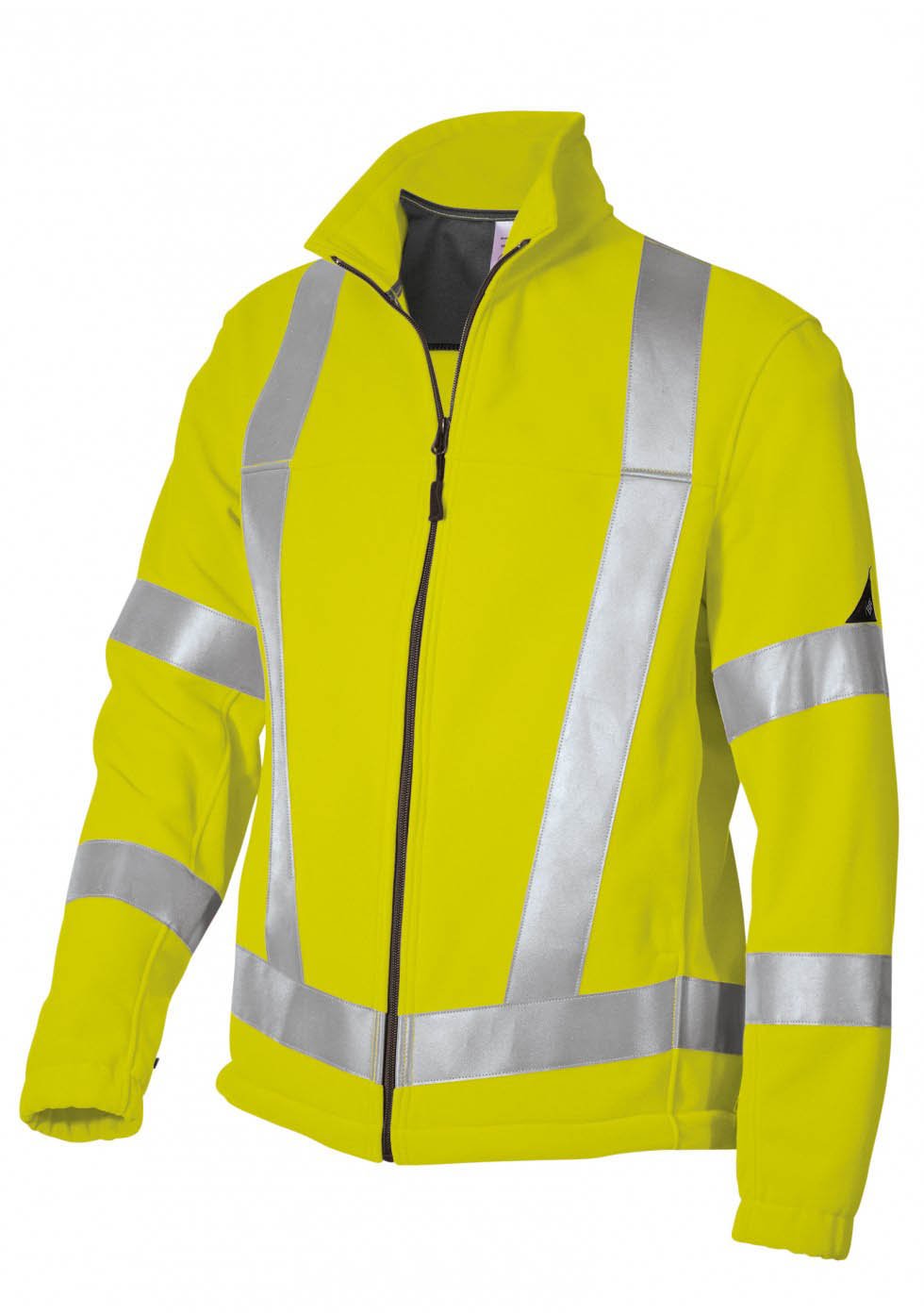 BP 2025-628-86-3XL Fleece-Jacke, Stehkragen- und Arm-Hebesystem, 270,00 g/m² 100% Polyester, Warngel
