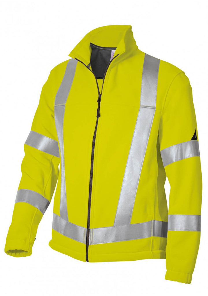 BP 2025-628-86-3XL Fleece-Jacke, Stehkragen- und Arm-Hebesystem, 270,00 g/m² 100% Polyester, Warngel