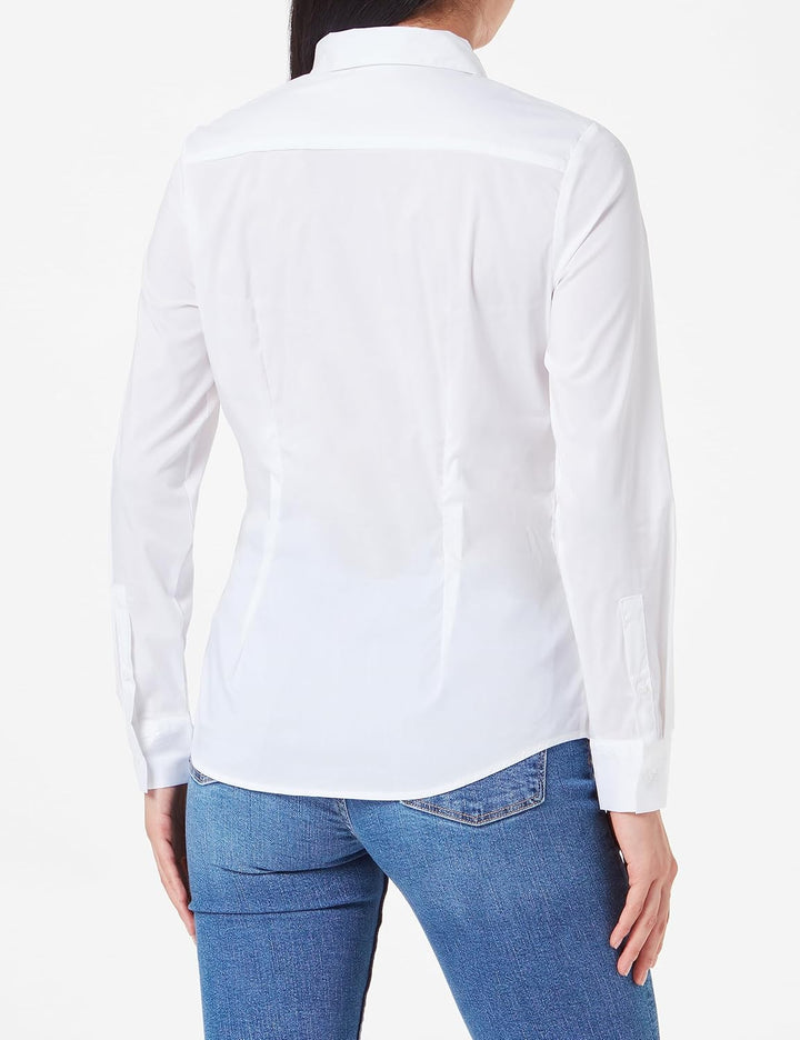 United Colors of Benetton Damen Hemd XL Optisches Weiss 101, XL Optisches Weiß 101