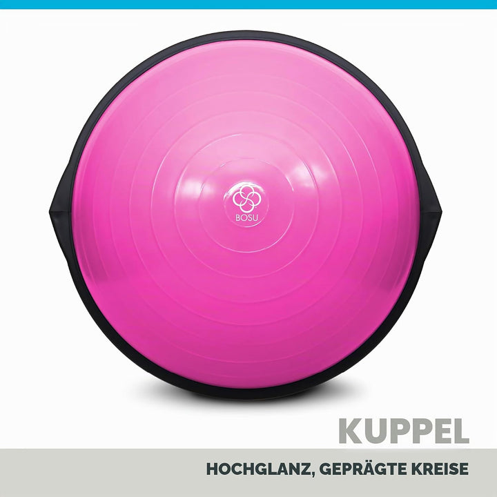 Bosu, Home Gym Equipment, The Original Balance Trainer, 66 cm Durchmesser Rosa, Rosa