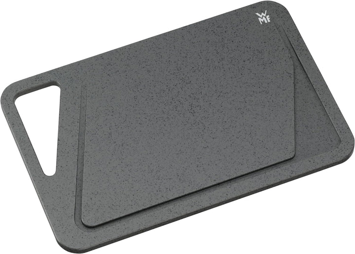 WMF Schneidebrett 38 x 25 cm, rechteckig, Kunststoff, Tranchierbrett mit Saftrillen, praktischer Gri