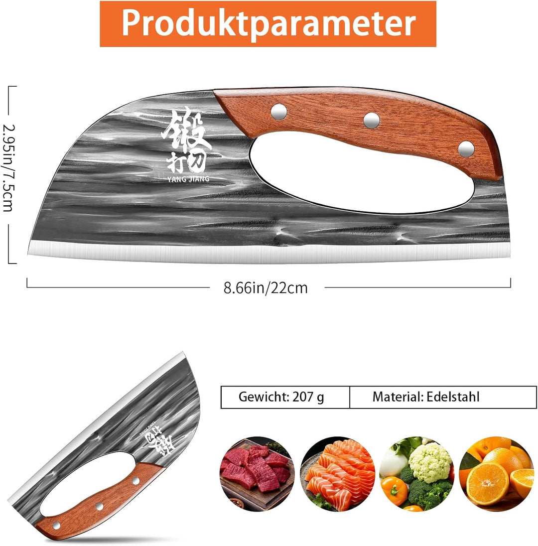 Japanese Küche Fleischmesser Scharfe Küchenmesser: BBQ Messer für Grill Metzgermesser Canbon Stahl F