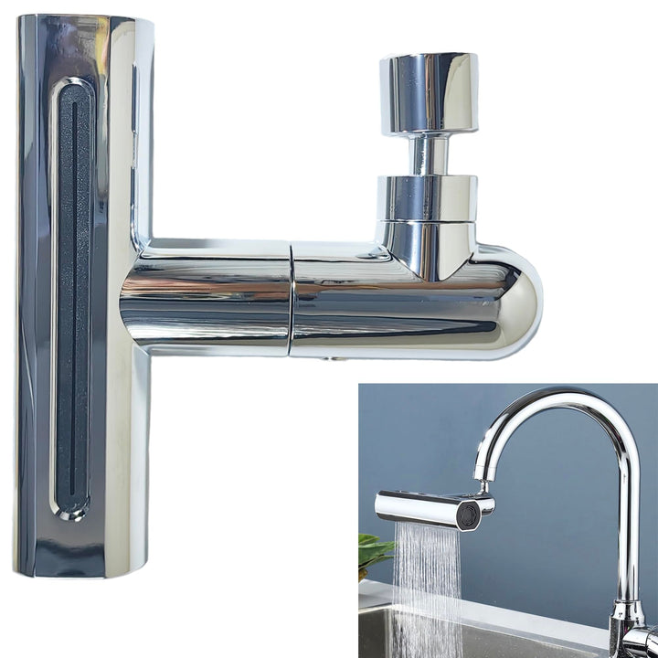 Wasserfallhahn für Küche, 360 ° drehbar – 4 Modi, Hochdruck, Adapter, Wasserhahn, Küche, Waschbecken