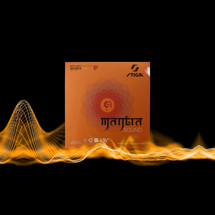 STIGA Tischtennisbelag Mantra Sound 2.1mm Schwarz, Schwarz