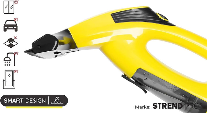 STREND PRO Akku Fenstersauger für PERFECT Fenster Putzen | Fensterreiniger Elektrisch mit Sprühflasc