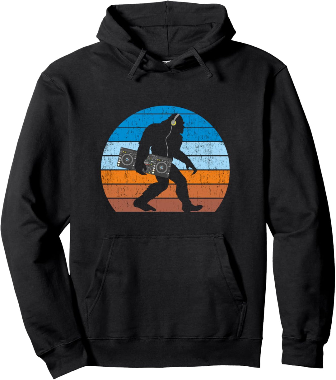 Bigfoot DJ - Lustige DJ-Grafik Pullover Hoodie