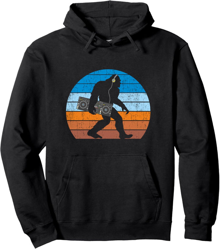 Bigfoot DJ - Lustige DJ-Grafik Pullover Hoodie