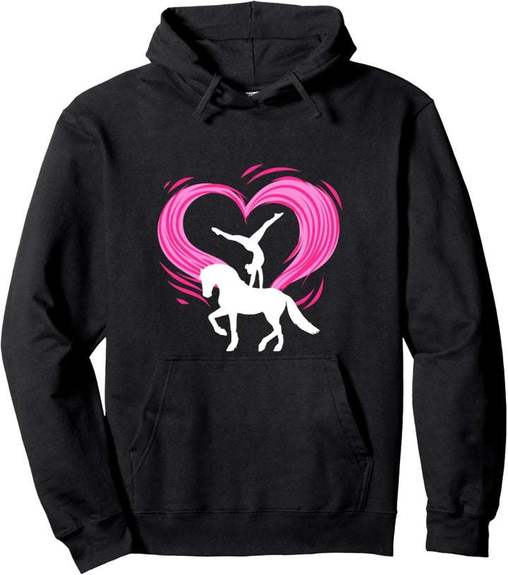 I Love Voltigieren Volti Pferdesport Voltigierer Pullover Hoodie
