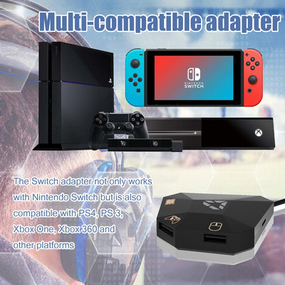 INF Adapter Maus Tastatur Konverter für Nintendo Switch/PS3/PS4/Xbox One/Xbox 360, Gaming Tastatur M