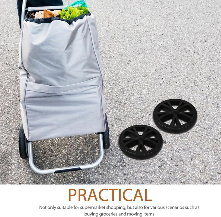 MAGICLULU Einkaufswagenräder 20 Cm Ersatzräder Für Marktwagen Und Gepäckwagen Robuste Treppensteiger