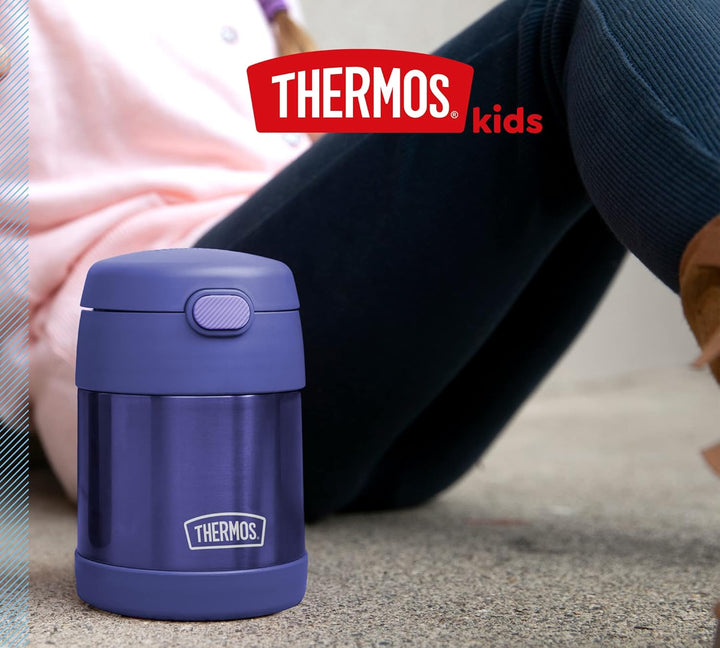 RMOVR THERMOS kids FUNTAINER FOOD JAR 0,30l, purple, Thermobehälter für Essen mit Löffel für Kinder,