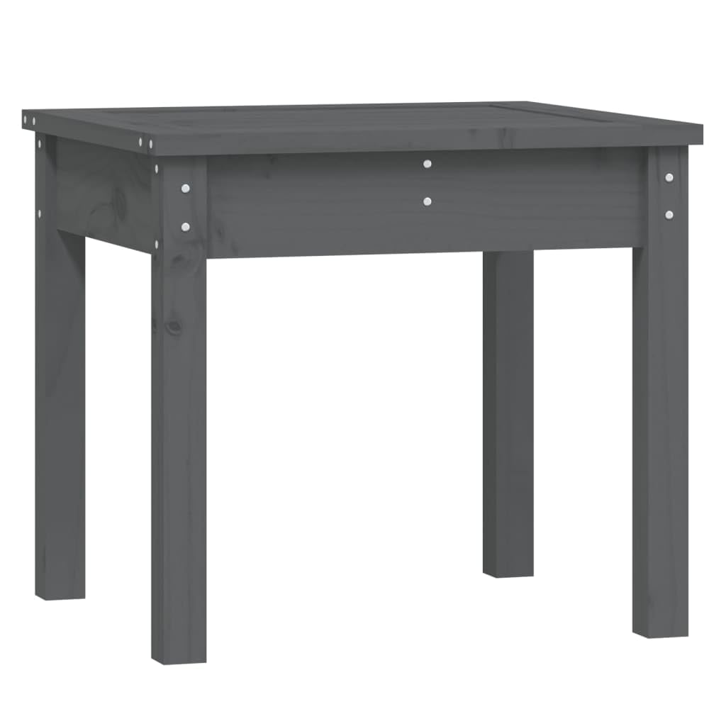 vidaXL Gartenbank Grau 50x44x45 cm Massivholz Kiefer 50 x 44 x 45 cm Graue Kiefer, 50 x 44 x 45 cm G
