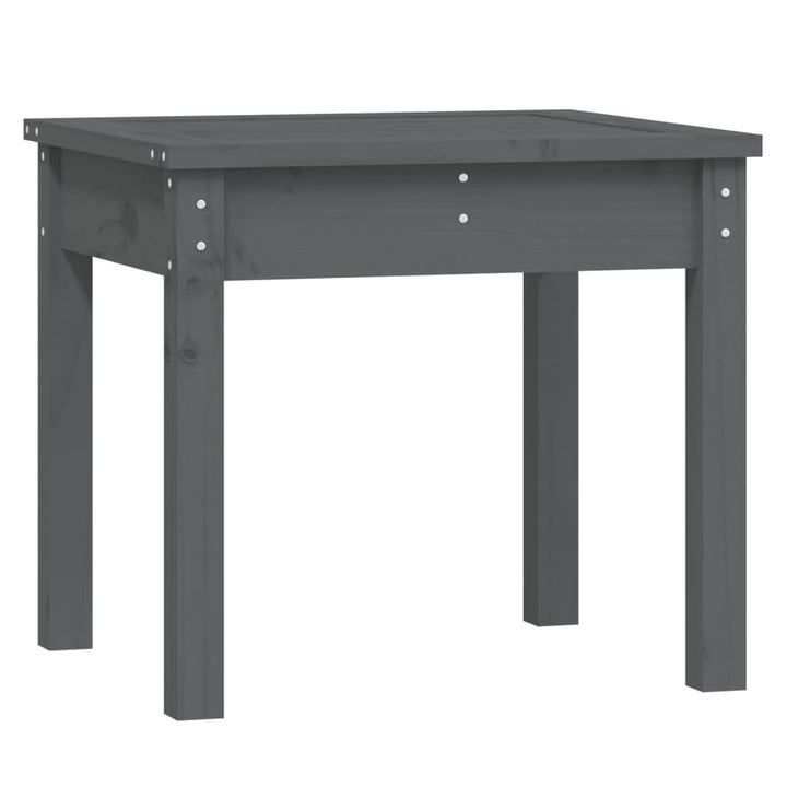 vidaXL Gartenbank Grau 50x44x45 cm Massivholz Kiefer 50 x 44 x 45 cm Graue Kiefer, 50 x 44 x 45 cm G