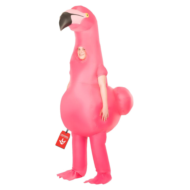Morph Riesiger Aufblasbarer Kostüm Flamingo Kinder, Flamingo Aufblasbar Kostüm, Flamingo Kostüm Aufb