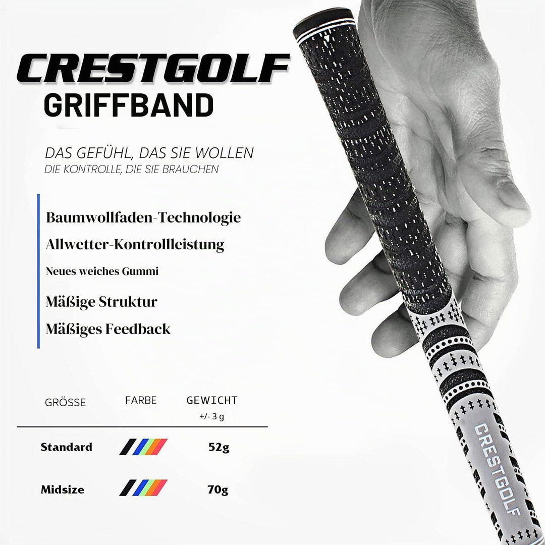 KOFULL Golfgriffe Golf Griffe Set Golf Club Griffe Golfschlägergriffe Golfschläger Golf Griff Midsiz